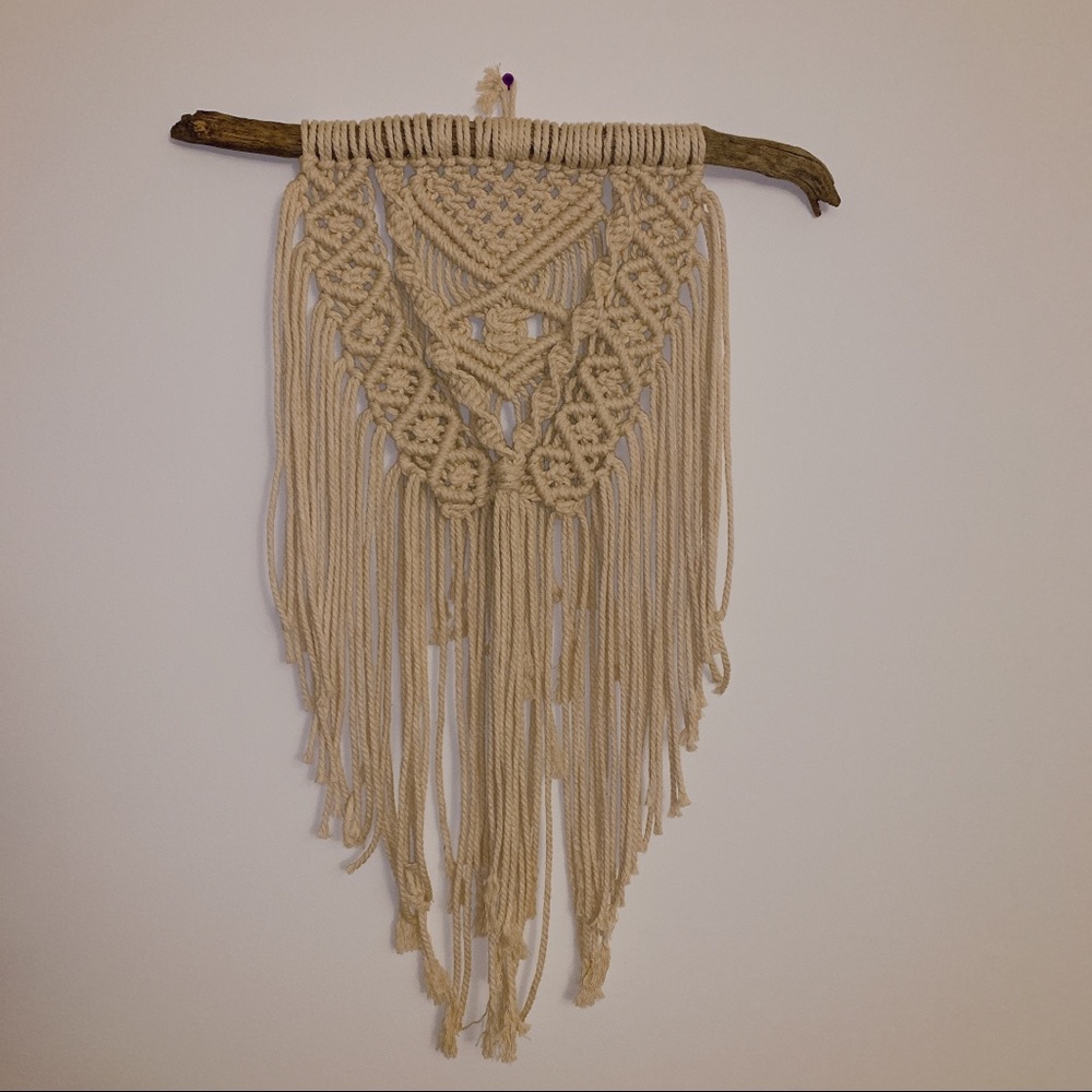 Handmade macrame wall hanging